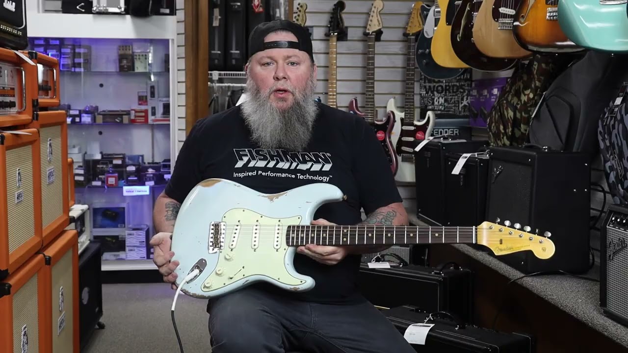 Fender Custom Shop 63 Stratocaster Sonic Blue