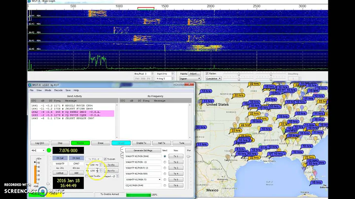 Ham Radio: Digital: WSJT-X: JT65 - Selecting your Transmit / Receive Frequency