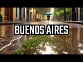 Relaxing Summer Rain&#39;s Walk - Boedo - Buenos Aires