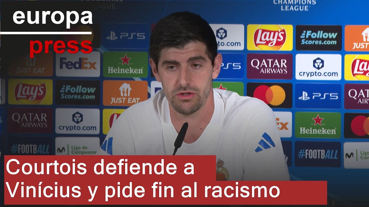 Courtois: "Creo a Vinícius al cien por cien, hay que acabar ya con esto del racismo"