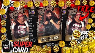 CRAZY GLITCH!! TO GET A *FREE* ENIGMA CACTUS JACK & TERRY FUNK EVENT CARDS! QR CODE! WWE SuperCard