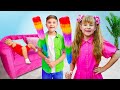 Веселая Уборка Дома с Родителями | Fun Cleaning Day with Parents