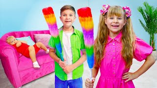 Веселая Уборка Дома с Родителями | Fun Cleaning Day with Parents