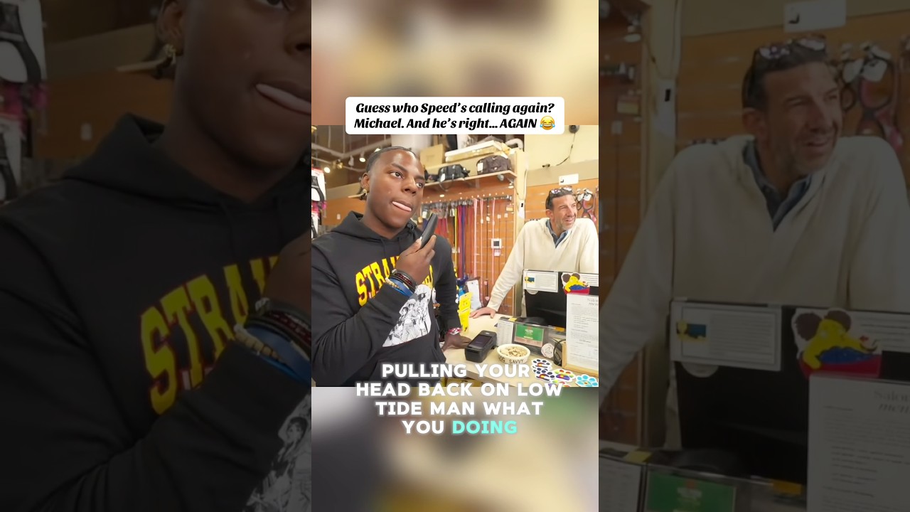 Guess who Speed’s calling again? Michael. And he’s right… AGAIN 😂 