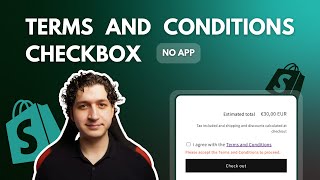 How to Add a Terms and Conditions Checkbox - Shopify