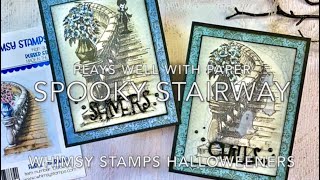 Spooky Stairway - Whimsy Stamps Halloween
