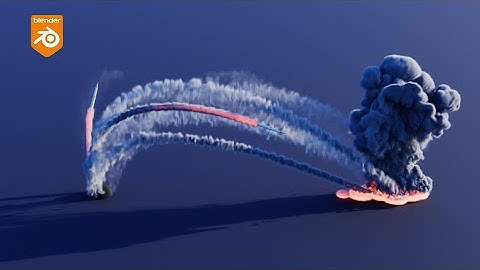 Missile simulation in blender