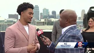 Prospects shine on the NFL Draft's red carpet
