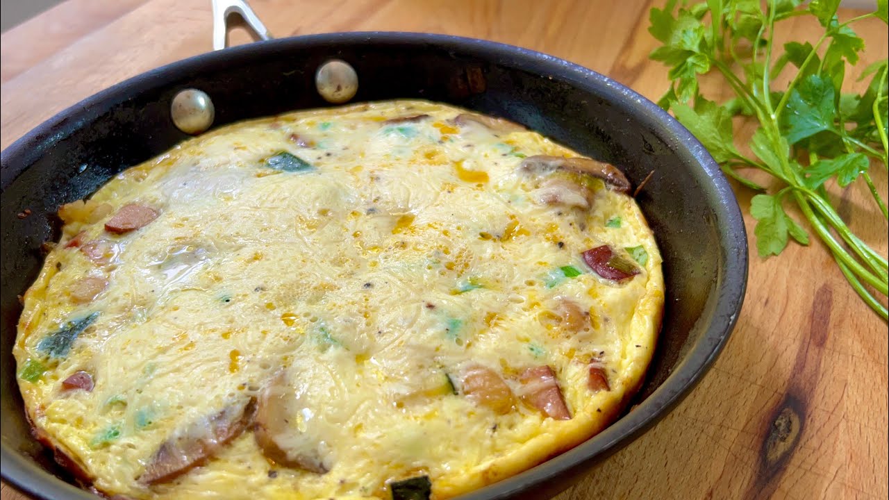 The perfect frittata recipe from Iron (pumping) Chef Geoffrey