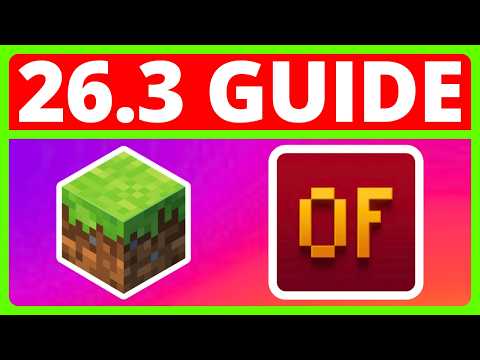 How To Download And Install OptiFine For Minecraft Java 26.3 | OptiFine Minecraft