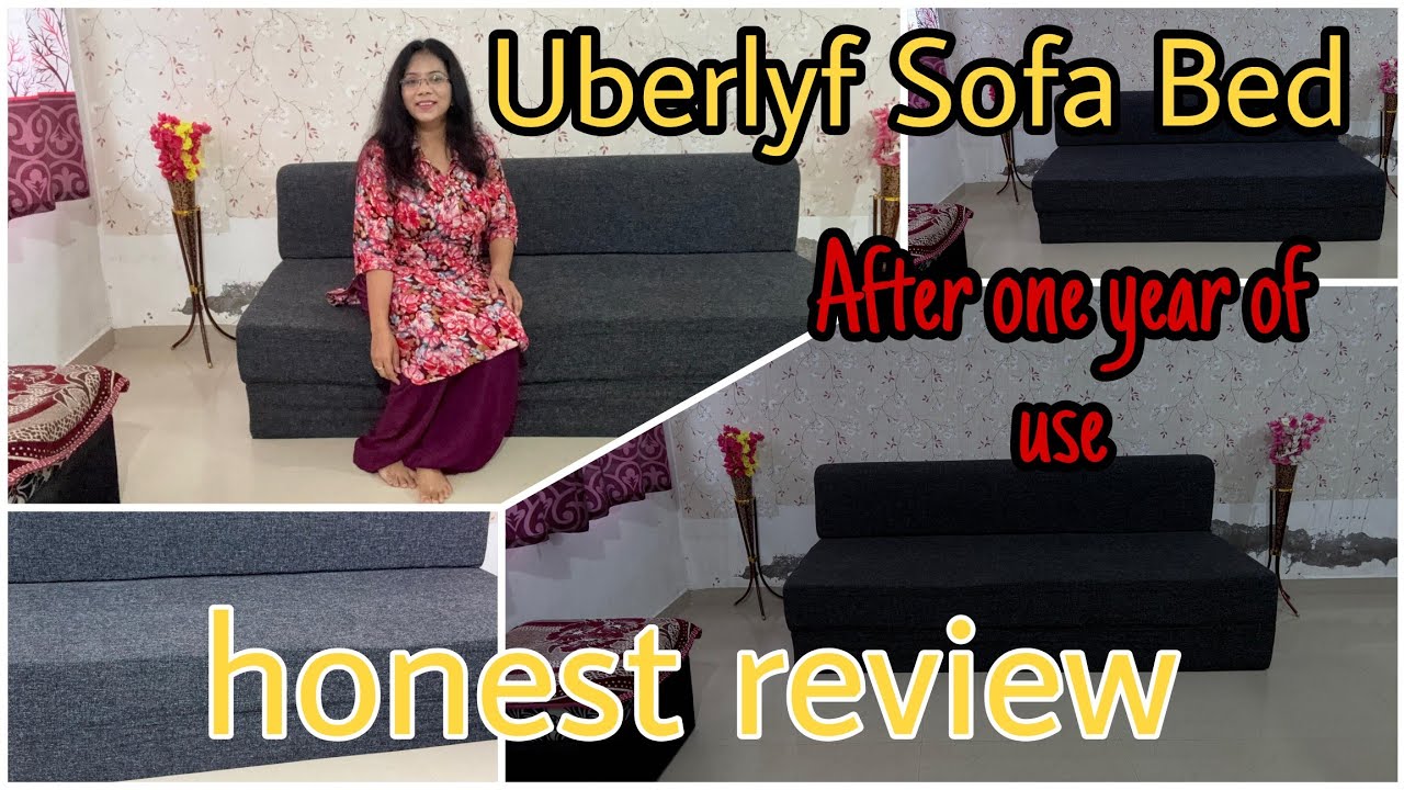 Uberlyfe Three Seater Sofa Cum Bed | After One Year Of Usage Honest Review | Purchased From Amazon