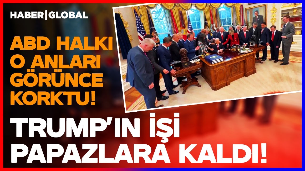 HEPSİ BİRDEN TRUMP'IN ÜZERİNE ÇULLANDI! Dünya Beyaz Saray'daki O Anları Konuşuyor!