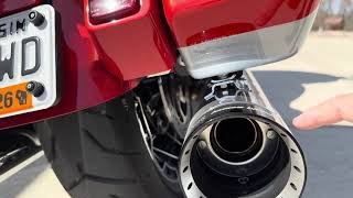 2024 Harley Davidson CVO Road Glide with Khrome Werks Mufflers SOUND, louvered baffles