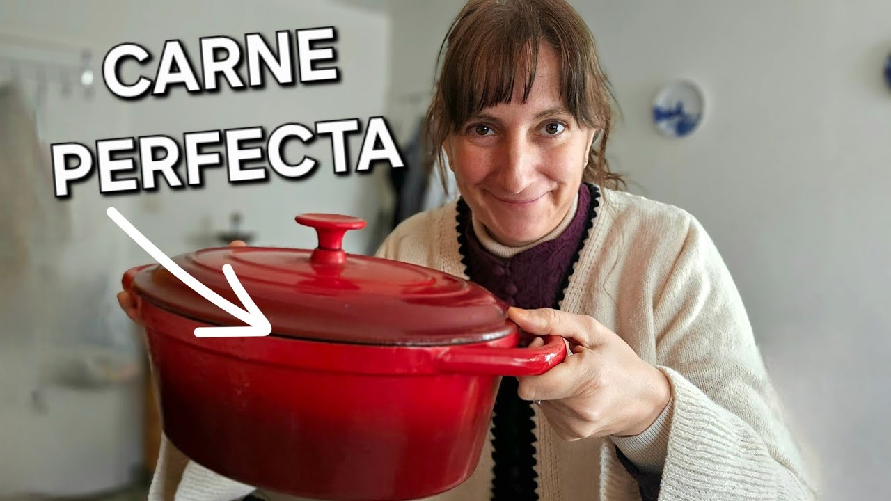 Cocina y chisme 👉Carne con verduras en olla holandesa 
