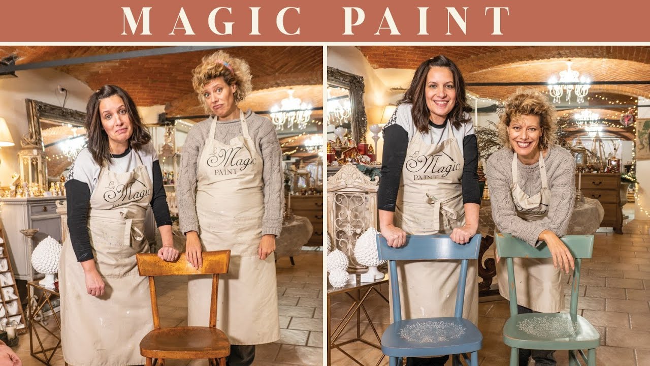 Trasforma e ricolora le vecchie sedie in pochi passaggi con lo Stencil a rilievo!DIYElisa&MagicPaint