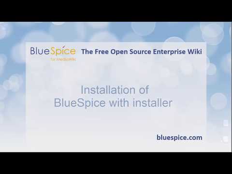 BlueSpice free 2 - Test Installation with Installer