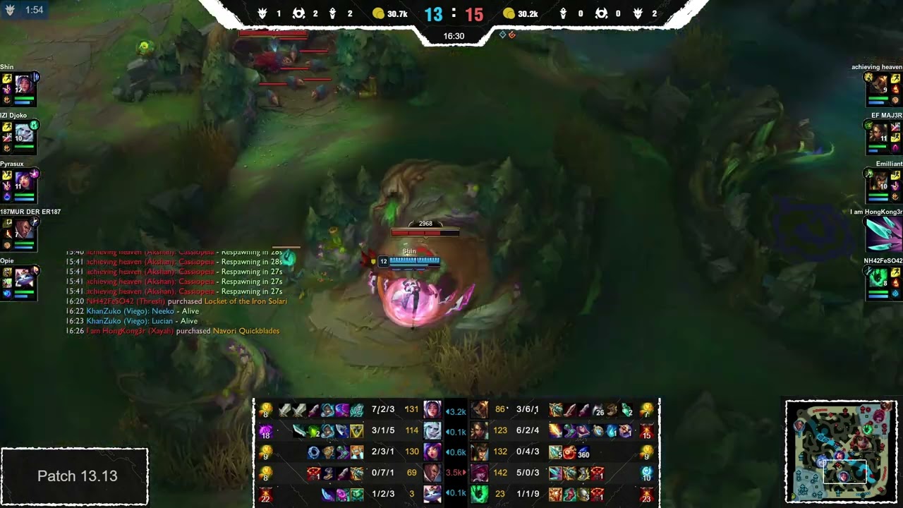 🔹[IZI] Djoko🔹Pyras -VS- 🔸Emilliant - LoL Ranked Replay