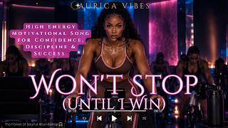 💨High Energy Motivational Song for Confidence, Discipline & Success |🎧Won't Stop Until I Win🏆