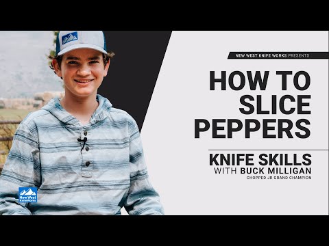 Knife Skills - How To Slice Peppers