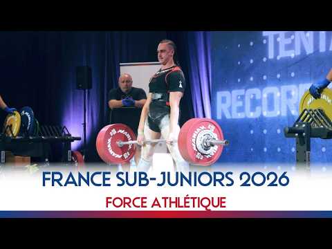 HIGHLIGHT: 2026 FRENCH SUB-JUNIOR POWERLIFTING CHAMPIONSHIPS 🇫🇷