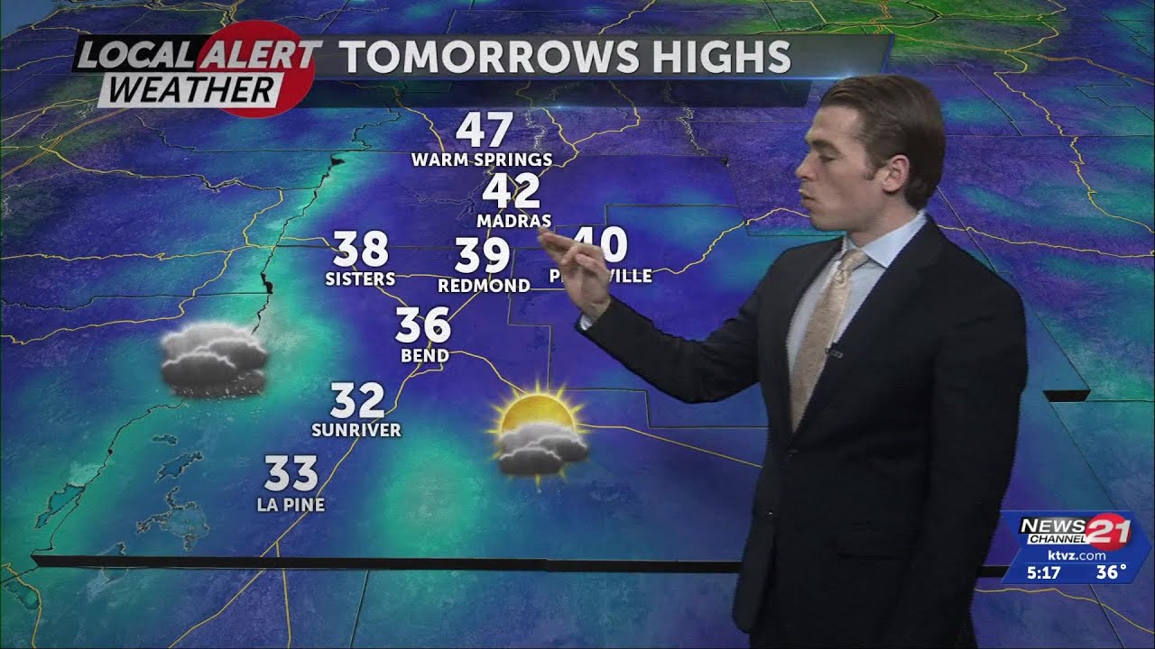 Chilly, with more snow tonight - YouTube