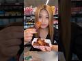 ONLY EATING 7 ELEVEN FOOD FOR A FULL DAY PART 2 #shorts #viral #mukbang