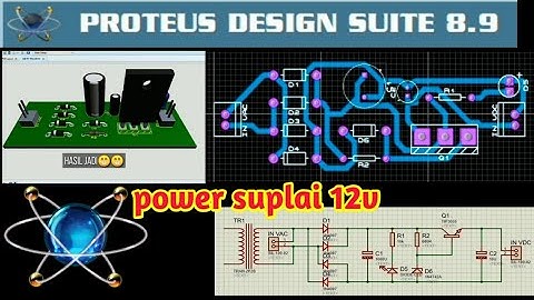 Tutorial Membuat Rangkaian Power Suplai 12v Menggunakan Apk Proteus 8.9. Setting layout-otomatis.