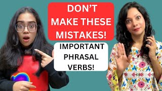 AVOID THESE MISTAKES BY "LET'S TALK" / PRACTICE WITH PHRASAL VERBS / PRACTICE AMERICAN PRONUNCIATION