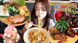 VIETNAMESE FUSION in ORANGE COUNTY! Short Rib Ragu, Banh Hoi, Shaken Beef, Shrimp Noodles
