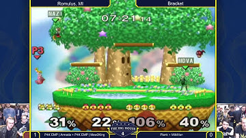 TBH4 - P4K EMP | Armada & P4K EMP | Mew2King Vs. Plank & MilkMan - SSBM Doubles - Melee