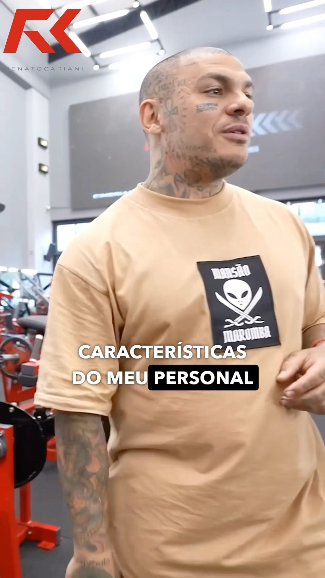 ESSE É UM BOM PERSONAL SEGUNDO O TOGURO... #renatocariani #toguro #treino #personal #musculação