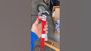 10” heavy duty RapidGrip wrench by @RIDGID_Tools  #bluecollar #plumbing #satisfying #tools