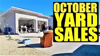 Ep106: OCTOBER GARAGE SALE & YARD SALE PICKUPS! - Come for the pick!!!!