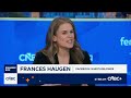AI companies have been 'more proactive' on safety concerns than social media, says Frances Haugen