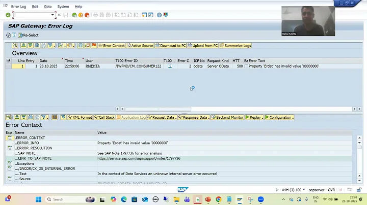 16 - ODATA - ODATA Service Creation Steps - Test the Service - Using SAP Gateway Client