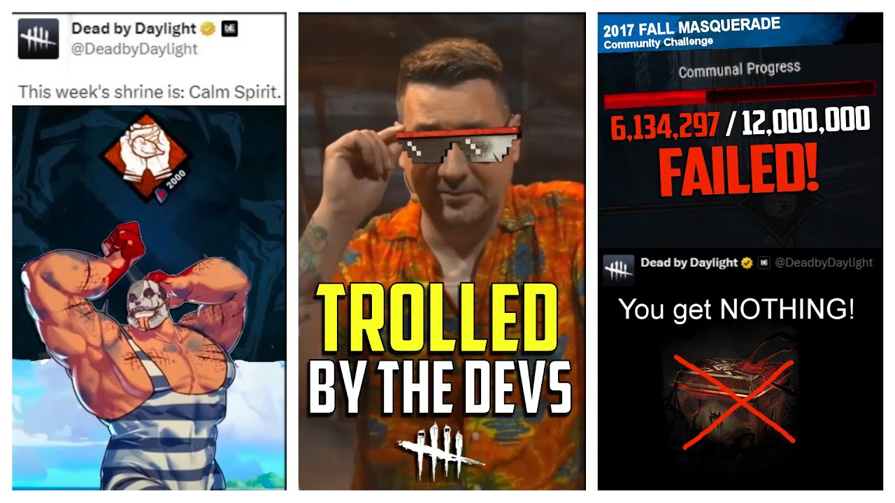 Every Time the Devs Trolled Us in Dead by Daylight - YouTube