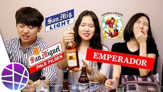 KOREANS TRY FILIPINO ALCOHOL (필리핀 국민술?) | EL's Planet