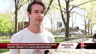 MIT moves to suspend dozens of pro-Palestinian protesters