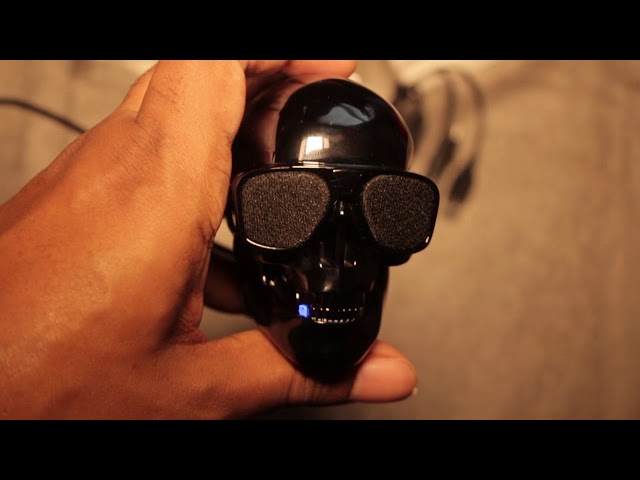 Бездротова портативна акустична система Jarre Technologies AeroSkull Nano Glossy Blue