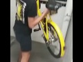 Killer litter singapore guy throws ofo bike down high rise building