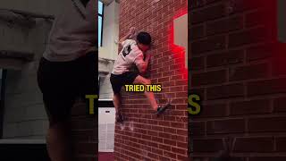 This Guy Tries to Climb a Brick Wall 🧱