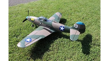 E-flite P-39 Airacobra 1.2M Unboxing (bonus maiden flight footage)