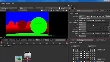 how to composite z depth map in nuke