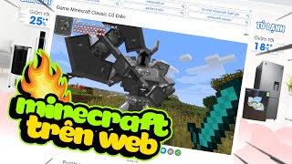 Cách Để Chơi Minecraft Khi Không Có Tiền Mua ?! Chơi Minecraft Trên Web Cực  Hài ??? - Youtube