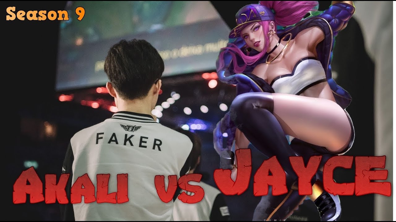 Faker - Akali vs Jayce Mid - LoL Season 9 KR Ranked | League of Legends Replays