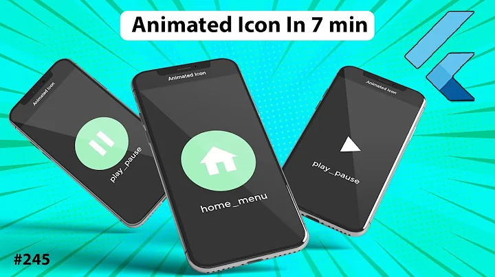 Flutter Tutorial - Animated Icon In 7 Minutes