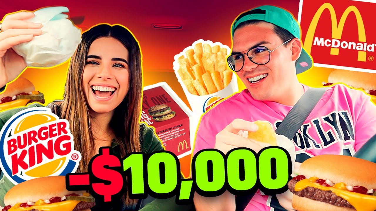 ¡PIDIENDO LO MISMO QUE EL DE ENFRENTE! 🍔🍕 | Gus Zapiain #Vlog