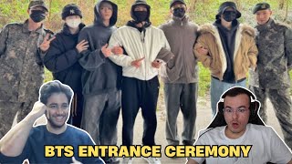 BTS: Military Entrance Ceremony Video Reactions (방탄소년단) l Big Body & Bok