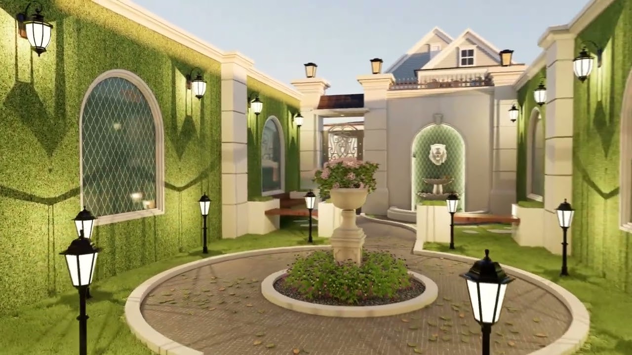 "Crafted by architects, refined by interior designers — a  garden  design meets natural harmony."