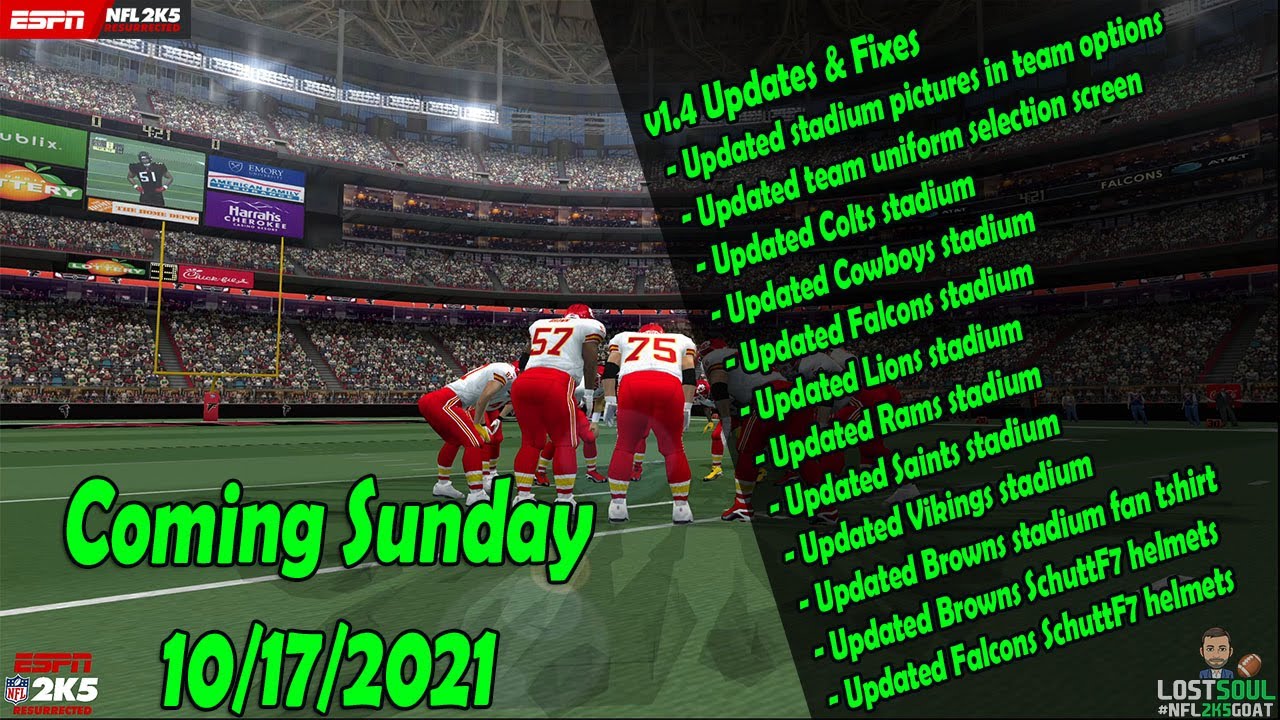 NFL 2K5 Mod Bringing Updated Textures and More to Timeless Classic - Page 5  - Operation Sports Forums